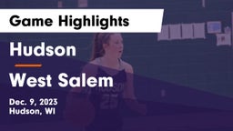 Hudson  vs West Salem  Game Highlights - Dec. 9, 2023
