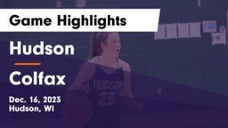 Hudson  vs Colfax  Game Highlights - Dec. 16, 2023