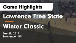Lawrence Free State  vs Winter Classic Game Highlights - Jan 27, 2017