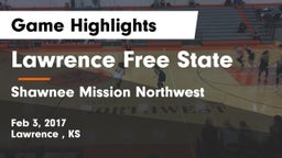 Lawrence Free State  vs Shawnee Mission Northwest  Game Highlights - Feb 3, 2017