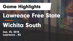 Lawrence Free State  vs Wichita South  Game Highlights - Jan. 25, 2018