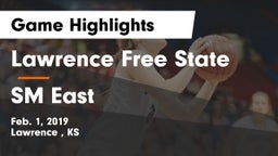 Lawrence Free State  vs SM East Game Highlights - Feb. 1, 2019