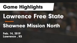 Lawrence Free State  vs Shawnee Mission North  Game Highlights - Feb. 14, 2019