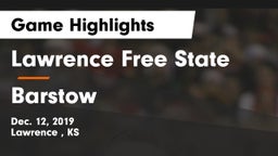 Lawrence Free State  vs Barstow  Game Highlights - Dec. 12, 2019