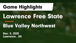 Lawrence Free State  vs Blue Valley Northwest  Game Highlights - Dec. 5, 2020