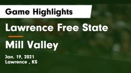 Lawrence Free State  vs Mill Valley  Game Highlights - Jan. 19, 2021