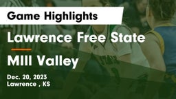 Lawrence Free State  vs MIll Valley  Game Highlights - Dec. 20, 2023