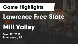 Lawrence Free State  vs Mill Valley  Game Highlights - Jan. 17, 2019