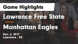 Lawrence Free State  vs Manhattan Eagles  Game Highlights - Dec. 6, 2019