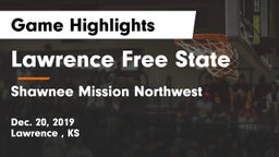 Lawrence Free State  vs Shawnee Mission Northwest  Game Highlights - Dec. 20, 2019