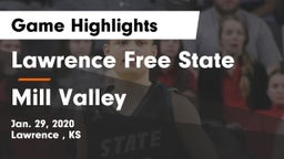 Lawrence Free State  vs Mill Valley  Game Highlights - Jan. 29, 2020