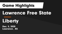 Lawrence Free State  vs Liberty  Game Highlights - Dec. 5, 2020