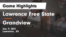 Lawrence Free State  vs Grandview  Game Highlights - Jan. 9, 2021