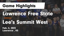 Lawrence Free State  vs Lee's Summit West  Game Highlights - Feb. 4, 2023