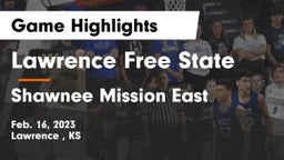 Lawrence Free State  vs Shawnee Mission East  Game Highlights - Feb. 16, 2023