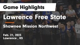 Lawrence Free State  vs Shawnee Mission Northwest  Game Highlights - Feb. 21, 2023