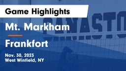 Mt. Markham  vs Frankfort Game Highlights - Nov. 30, 2023