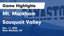 Mt. Markham  vs Sauquoit Valley Game Highlights - Dec. 11, 2023