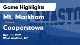 Mt. Markham  vs Cooperstown Game Highlights - Dec. 18, 2023