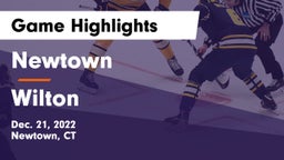 Newtown  vs Wilton  Game Highlights - Dec. 21, 2022