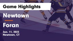 Newtown  vs Foran  Game Highlights - Jan. 11, 2023