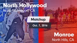 Matchup: North Hollywood vs. Monroe  2016