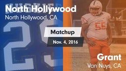 Matchup: North Hollywood vs. Grant  2016