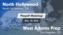 Matchup: North Hollywood vs. West Adams Prep  2016