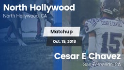 Matchup: North Hollywood vs. Cesar E Chavez  2018