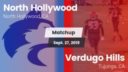 Matchup: North Hollywood vs. Verdugo Hills  2019