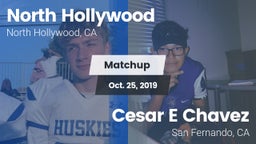 Matchup: North Hollywood vs. Cesar E Chavez  2019