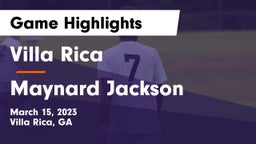 Villa Rica  vs Maynard Jackson  Game Highlights - March 15, 2023
