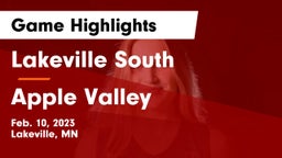 Lakeville South  vs Apple Valley  Game Highlights - Feb. 10, 2023