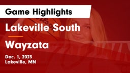 Lakeville South  vs Wayzata  Game Highlights - Dec. 1, 2023