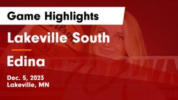 Lakeville South  vs Edina  Game Highlights - Dec. 5, 2023