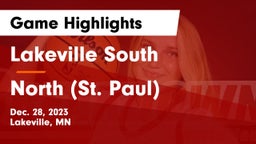 Lakeville South  vs North (St. Paul)  Game Highlights - Dec. 28, 2023