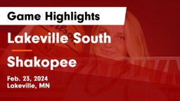 Lakeville South  vs Shakopee Game Highlights - Feb. 23, 2024