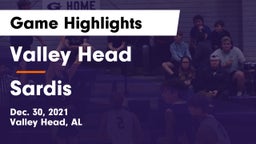 Valley Head  vs Sardis  Game Highlights - Dec. 30, 2021