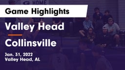 Valley Head  vs Collinsville  Game Highlights - Jan. 31, 2022