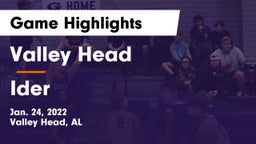 Valley Head  vs Ider  Game Highlights - Jan. 24, 2022