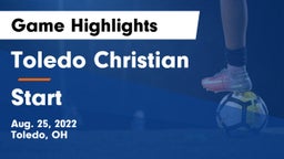 Toledo Christian  vs Start  Game Highlights - Aug. 25, 2022