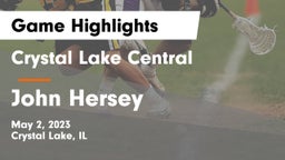 Crystal Lake Central  vs John Hersey  Game Highlights - May 2, 2023