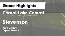 Crystal Lake Central  vs Stevenson  Game Highlights - April 5, 2024