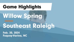  Willow Spring  vs Southeast Raleigh Game Highlights - Feb. 20, 2024