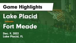 Lake Placid  vs Fort Meade Game Highlights - Dec. 9, 2022