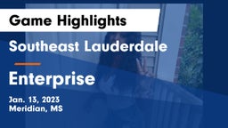 Southeast Lauderdale  vs Enterprise  Game Highlights - Jan. 13, 2023