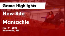 New Site  vs Mantachie  Game Highlights - Jan. 11, 2022