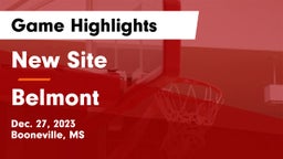 New Site  vs Belmont  Game Highlights - Dec. 27, 2023