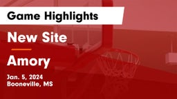New Site  vs Amory  Game Highlights - Jan. 5, 2024