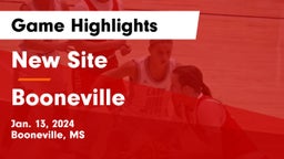 New Site  vs Booneville  Game Highlights - Jan. 13, 2024